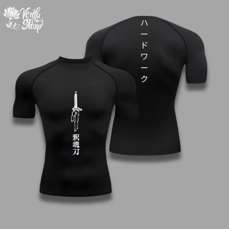 Otaku Forge · Toji Compression Shirt — JJK Gym & Sportswear