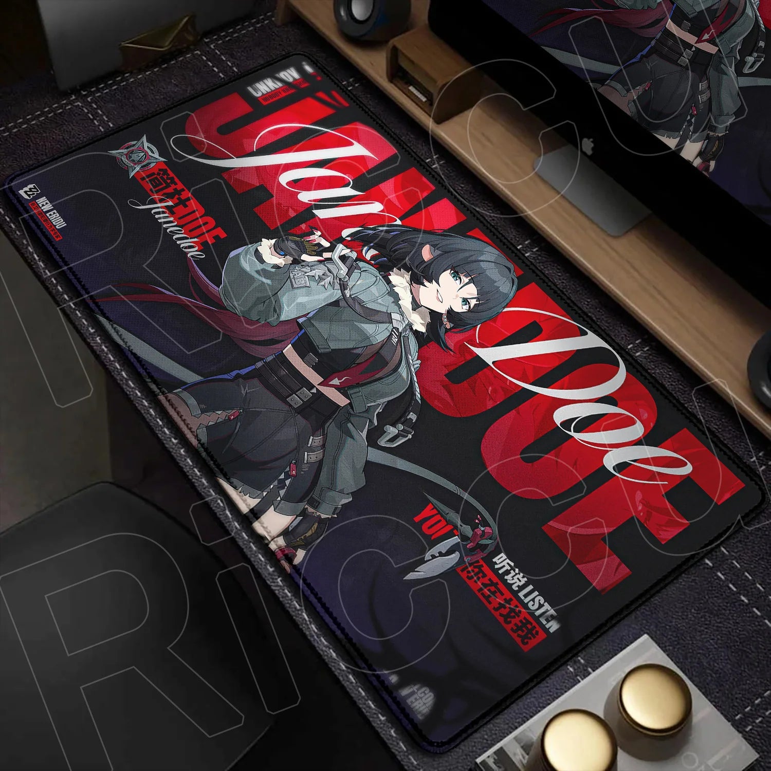 Otaku Forge · Zenless Zone Zero Desk Mat — Jane Doe (XXL Gaming Mouse Pad)