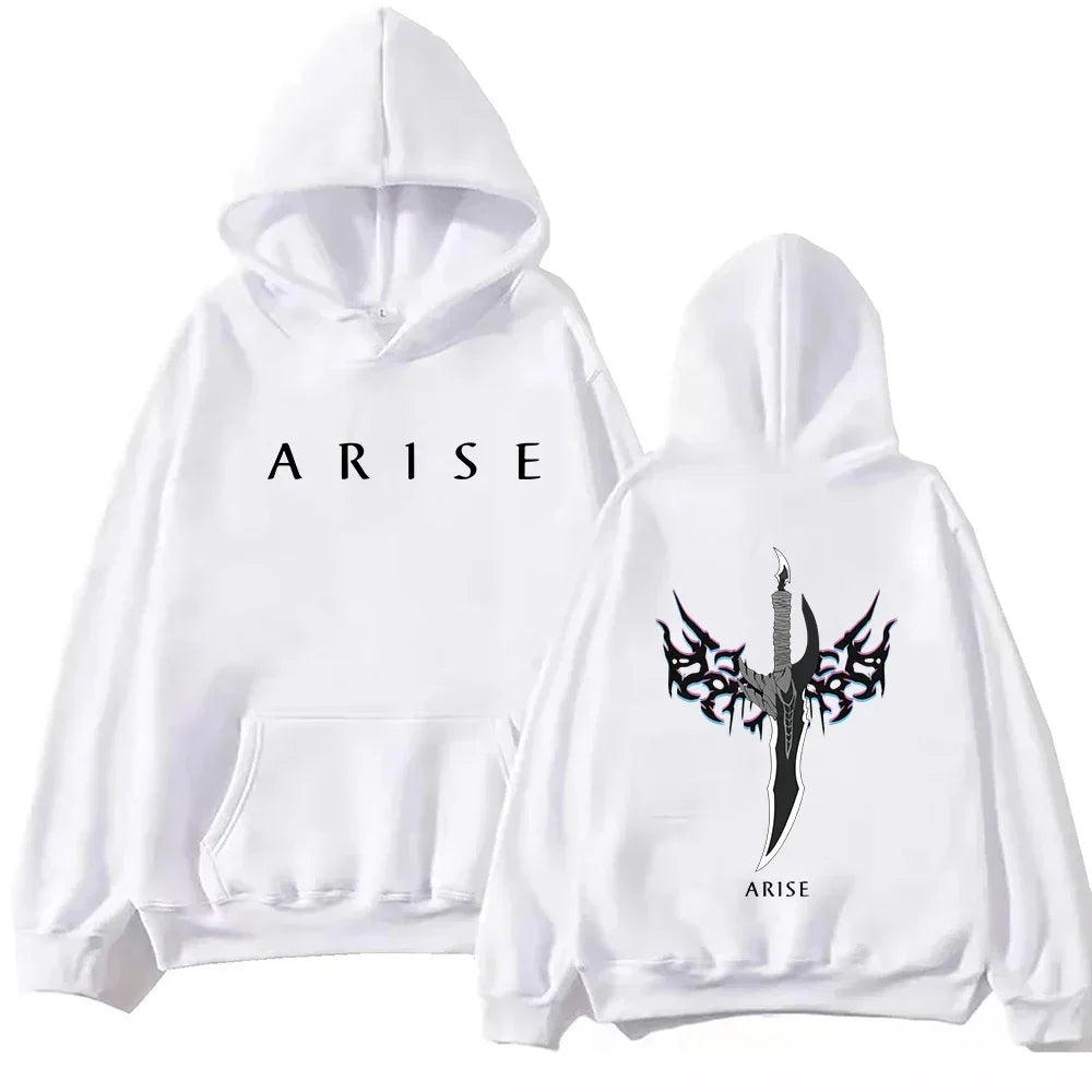 Otaku Forge · Solo Leveling Streetwear Hoodie — Gothic Retro Fit