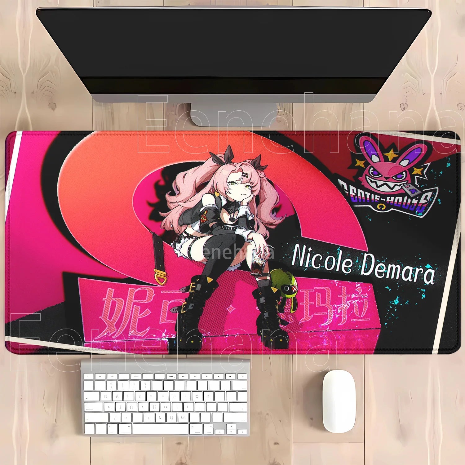 Otaku Forge · Zenless Zone Zero Desk Mat — Ellen Joe & Yidhari (XXL)
