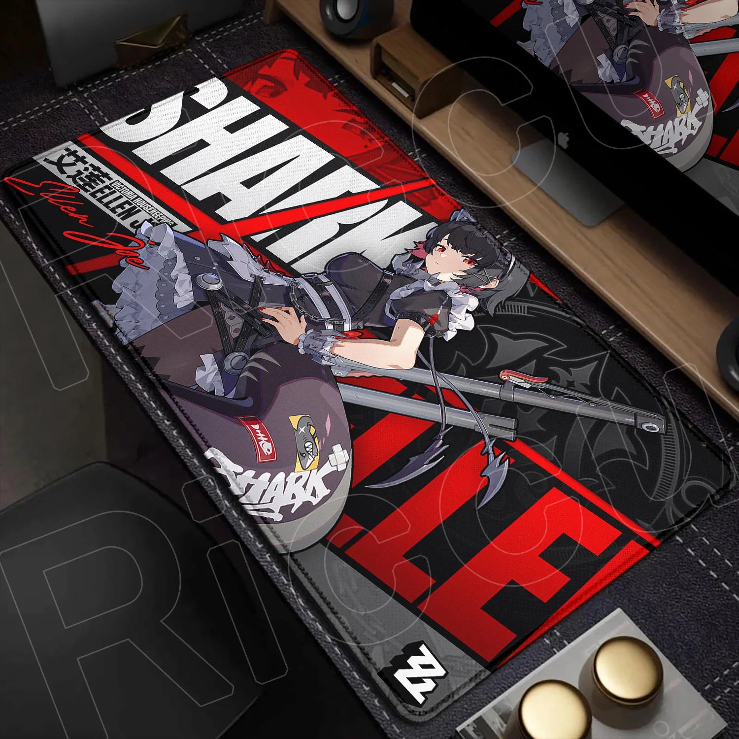 Otaku Forge · Zenless Zone Zero Desk Mat — Jane Doe (XXL Gaming Mouse Pad)