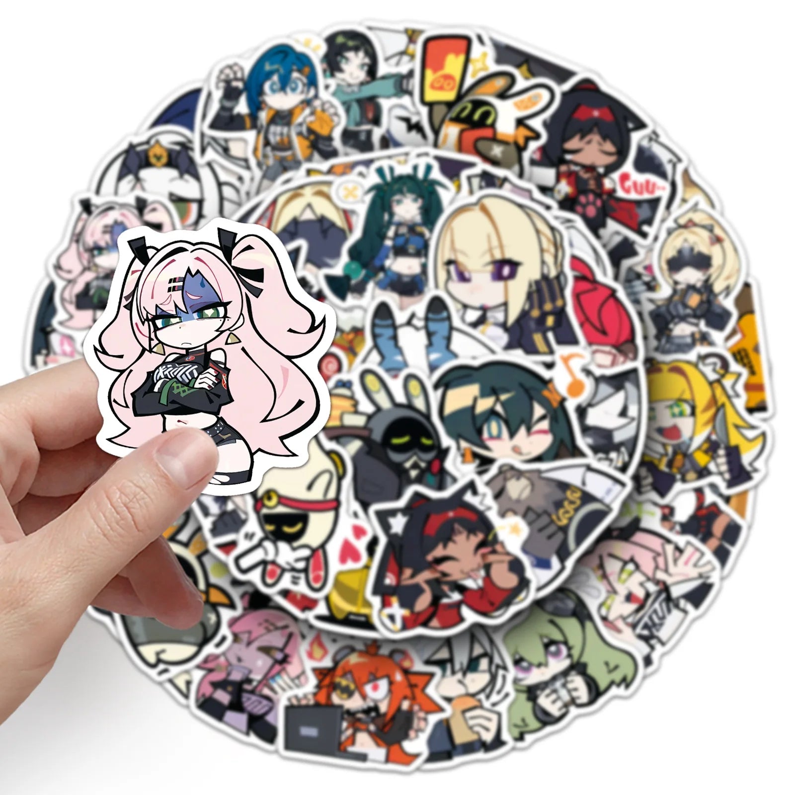 Otaku Forge · Zenless Zone Zero Sticker Pack (50pc) — Q-Style Decals