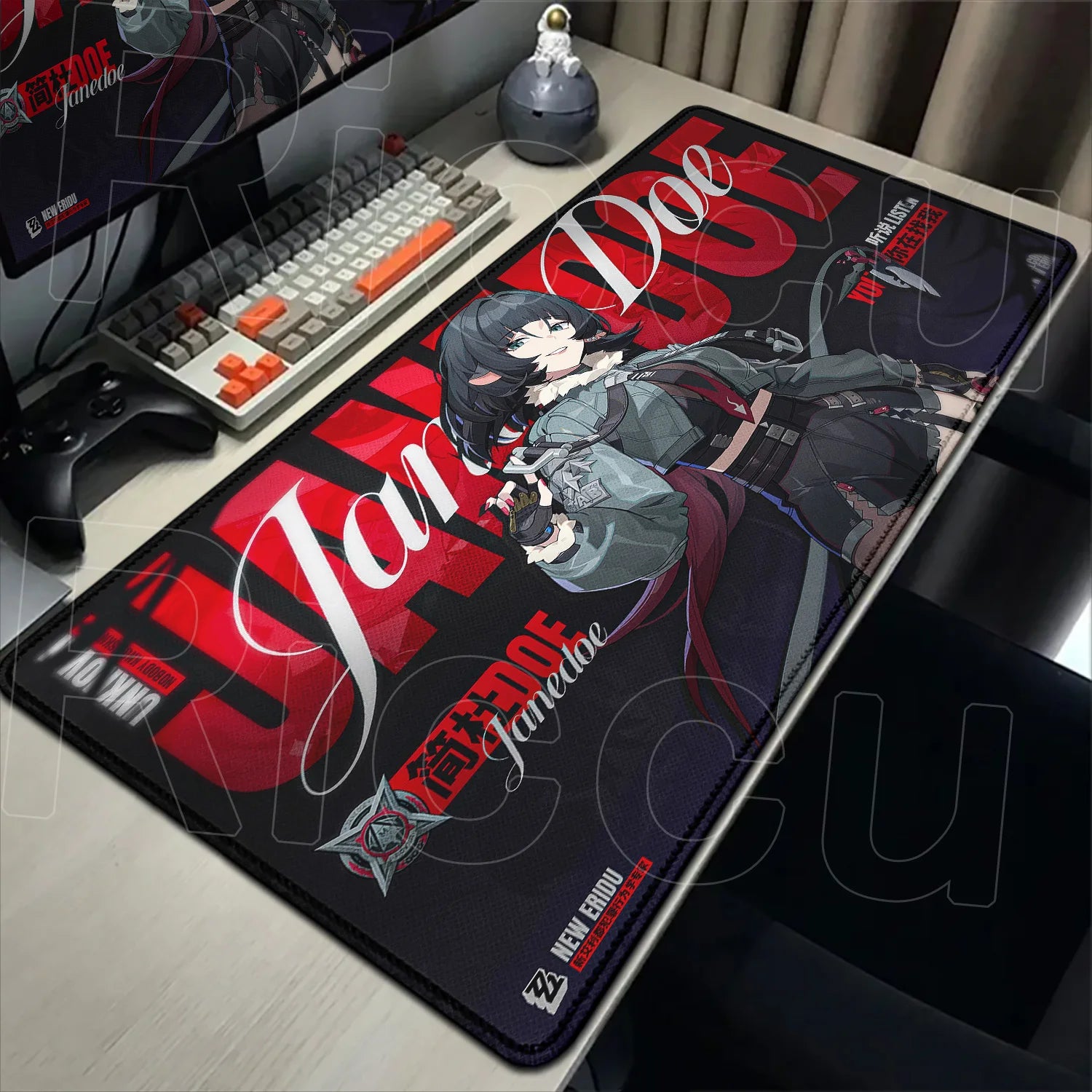 Otaku Forge · Zenless Zone Zero Desk Mat — Jane Doe (XXL Gaming Mouse Pad)