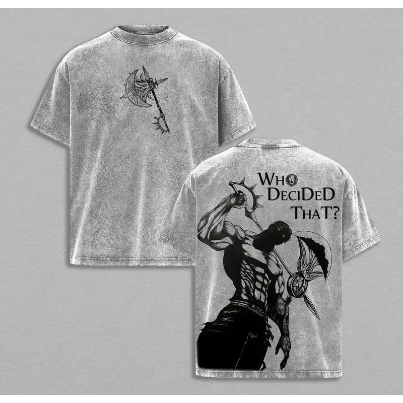 Otaku Forge · Retro Character Washed Tee — Men's Short Sleeve