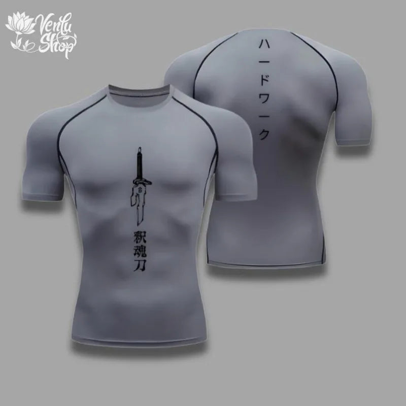 Otaku Forge · Toji Compression Shirt — JJK Gym & Sportswear