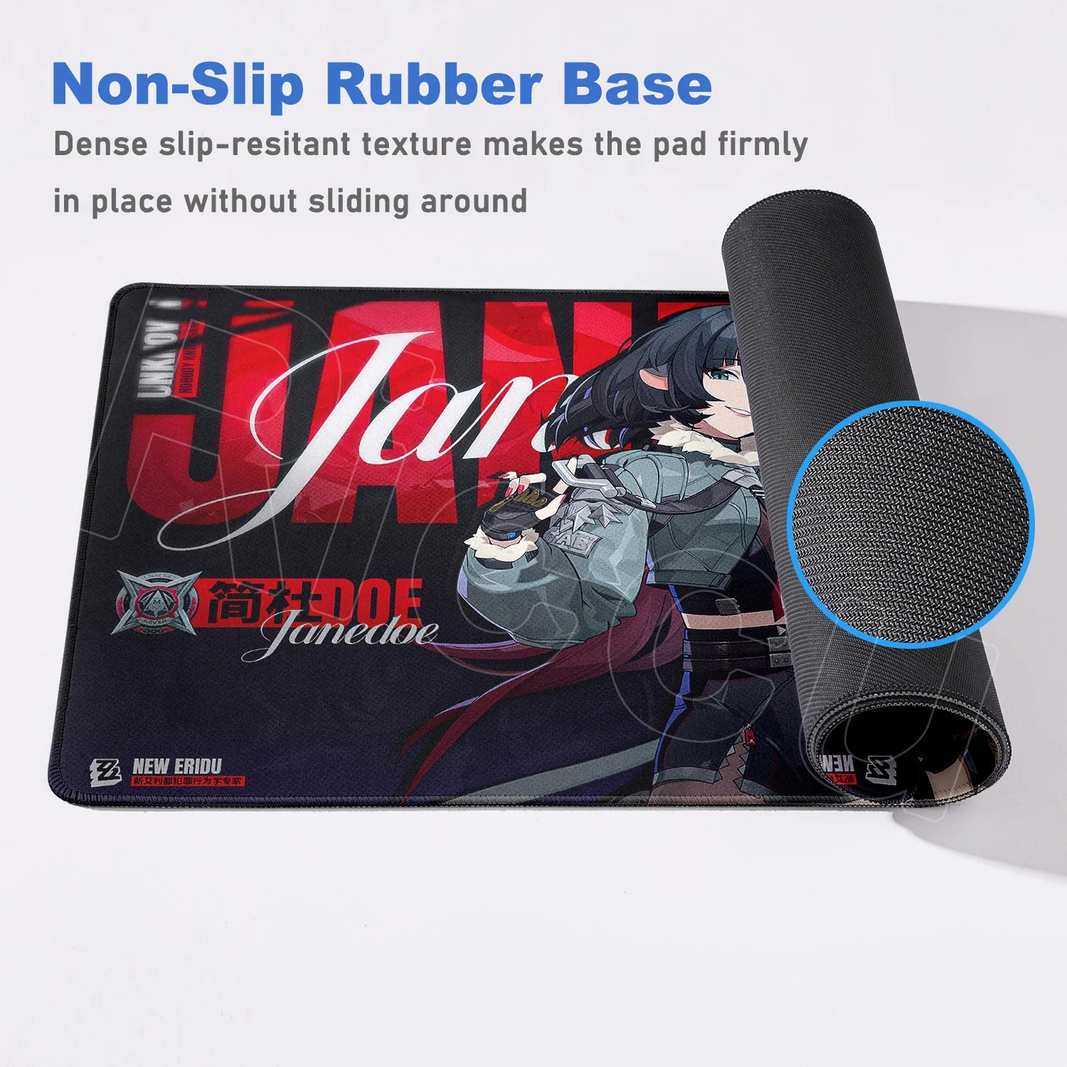 Otaku Forge · Zenless Zone Zero Desk Mat — Jane Doe (XXL Gaming Mouse Pad)