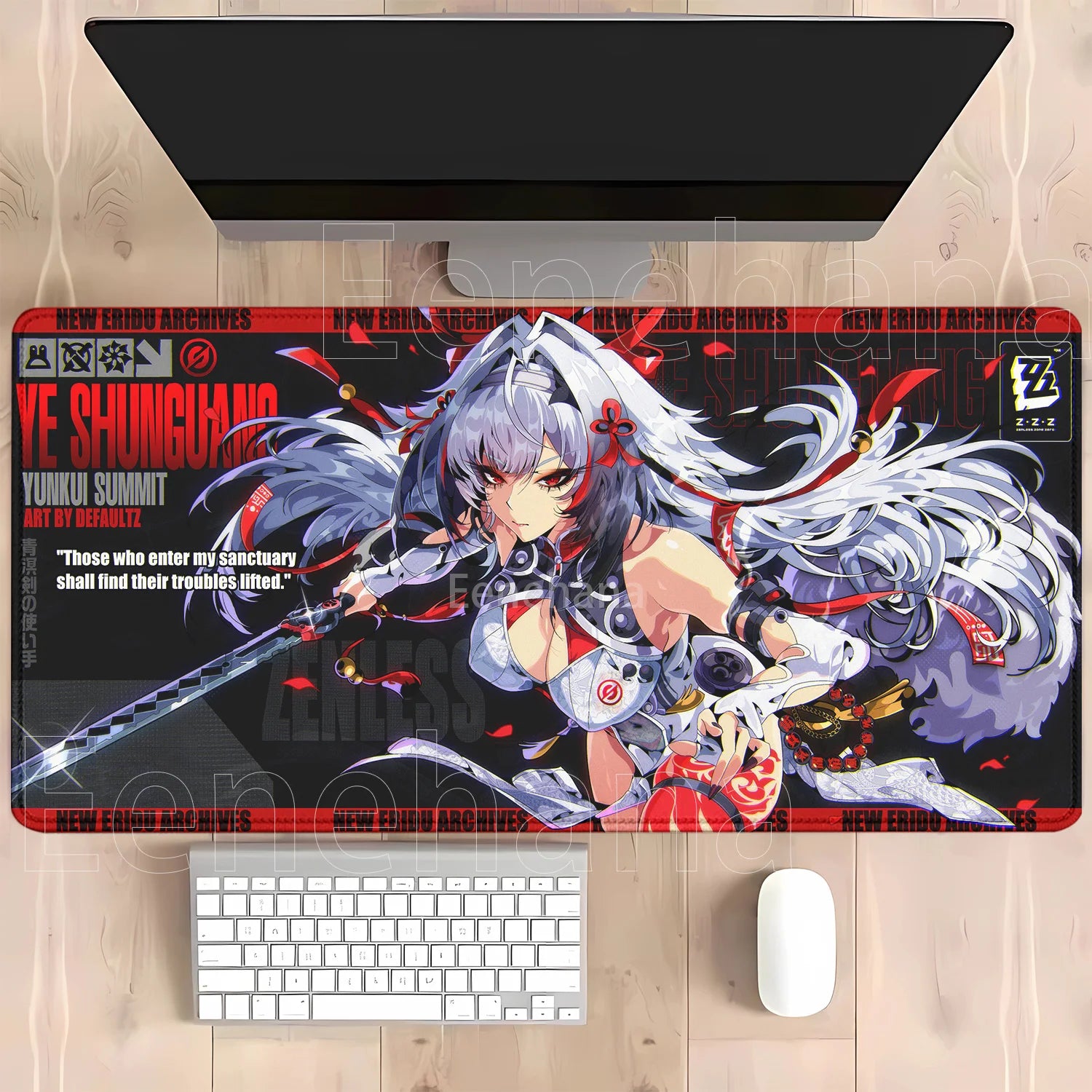 Otaku Forge · Zenless Zone Zero Desk Mat — Ellen Joe & Yidhari (XXL)