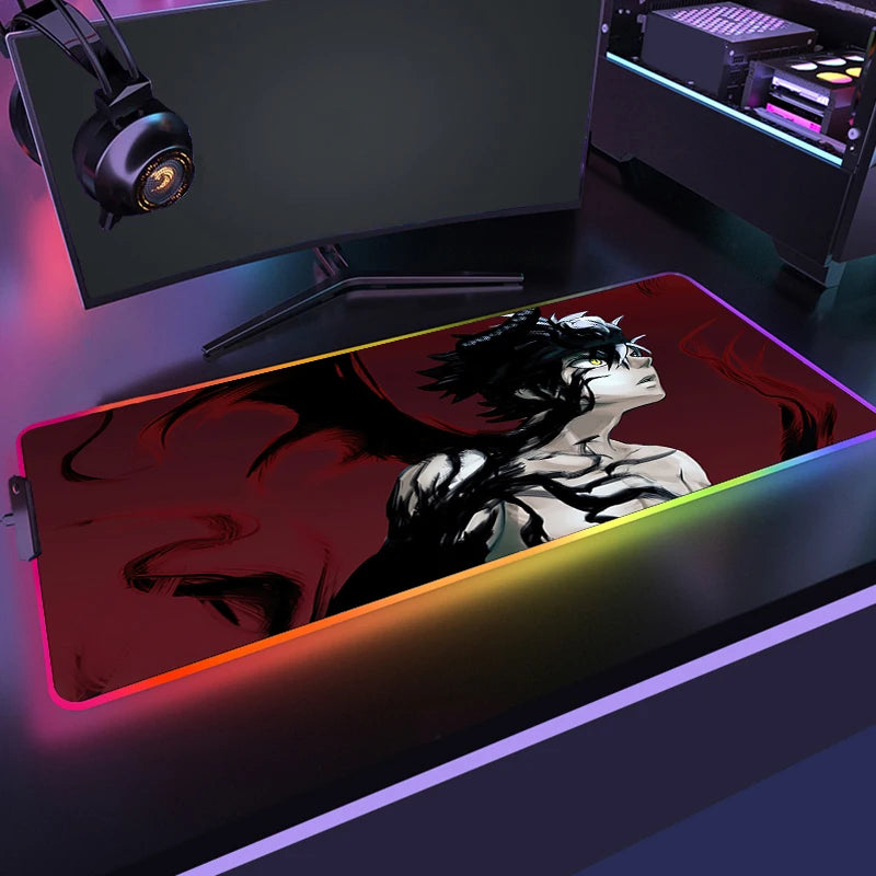 Otaku Forge · Premium RGB Gaming Desk Mat — Waterproof Extended