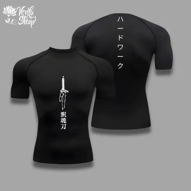 Otaku Forge · Toji Compression Shirt — JJK Gym & Sportswear