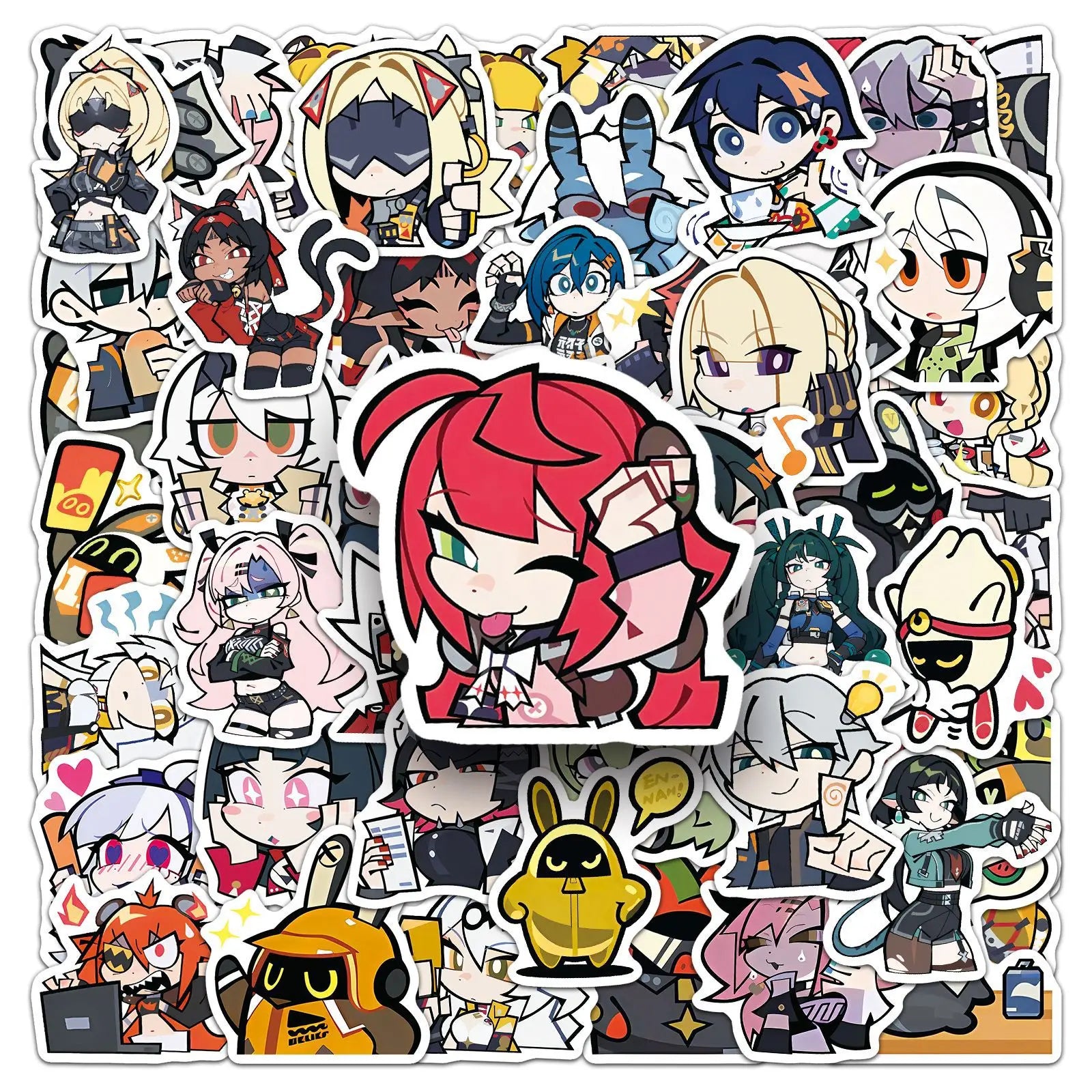 Otaku Forge · Zenless Zone Zero Sticker Pack (50pc) — Q-Style Decals
