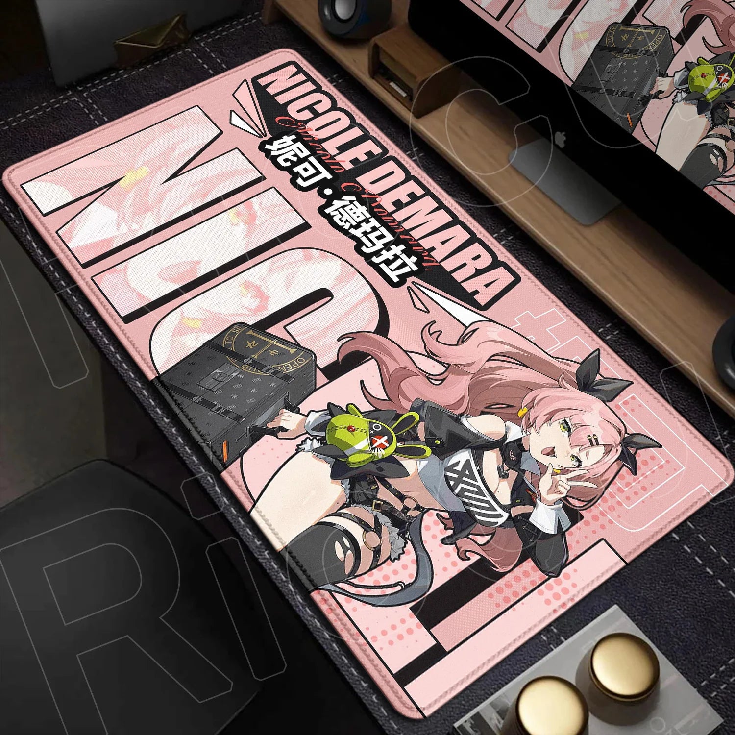 Otaku Forge · Zenless Zone Zero Desk Mat — Jane Doe (XXL Gaming Mouse Pad)