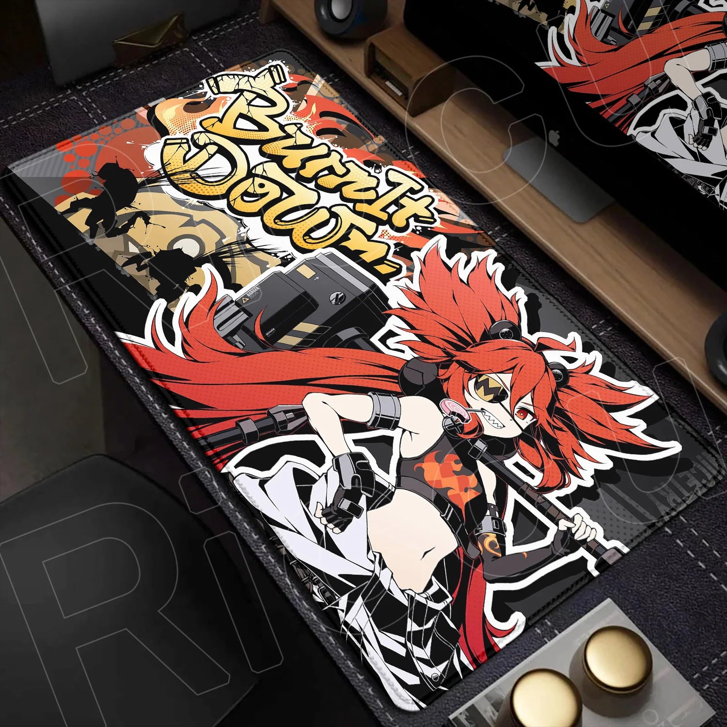 Otaku Forge · Zenless Zone Zero Desk Mat — Jane Doe (XXL Gaming Mouse Pad)