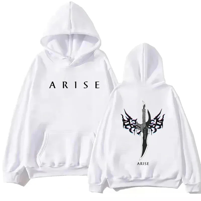 Otaku Forge · Solo Leveling Streetwear Hoodie — Gothic Retro Fit