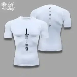 Otaku Forge · Toji Compression Shirt — JJK Gym & Sportswear