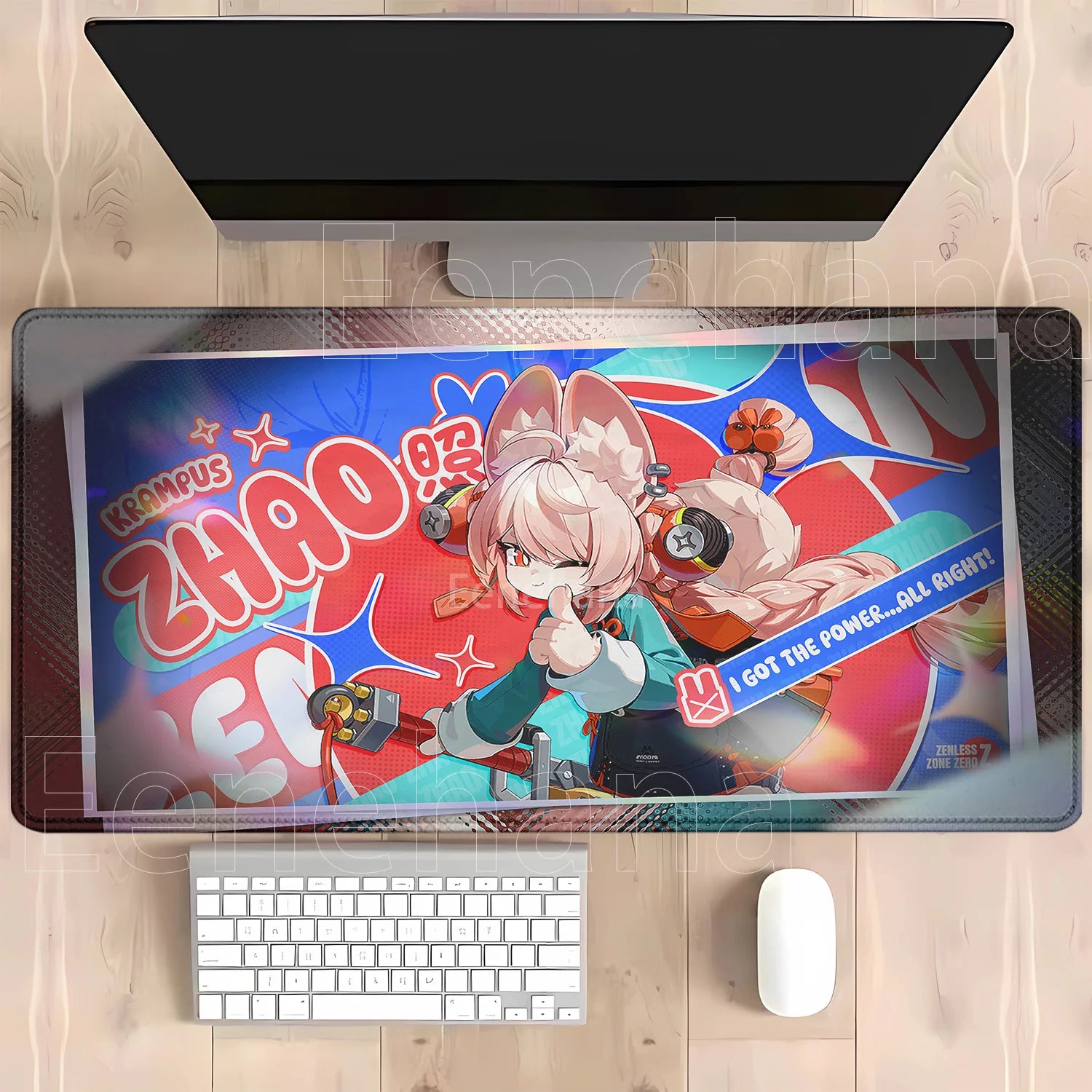 Otaku Forge · Zenless Zone Zero Desk Mat — Ellen Joe & Yidhari (XXL)