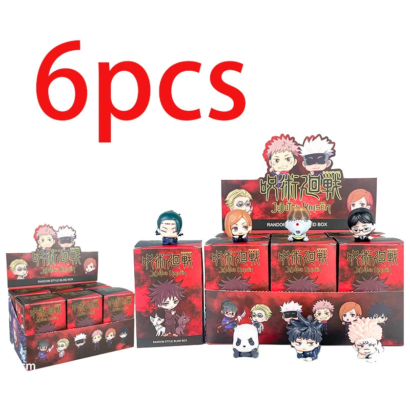 Otaku Forge · Jujutsu Kaisen Mini Figure Set (7pc) — Gojo & Collectibles