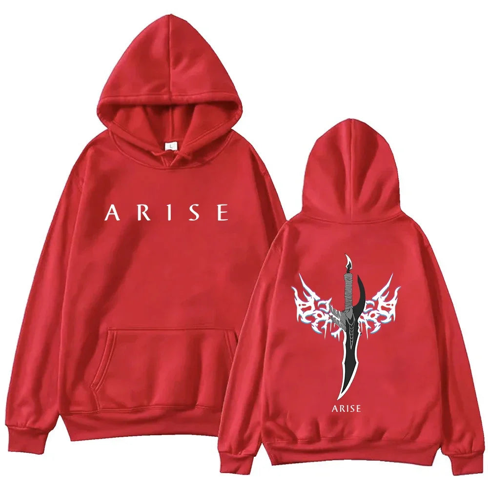 Otaku Forge · Solo Leveling Streetwear Hoodie — Gothic Retro Fit