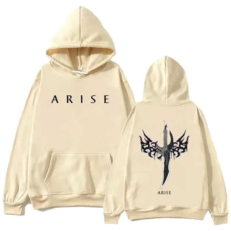 Otaku Forge · Solo Leveling Streetwear Hoodie — Gothic Retro Fit