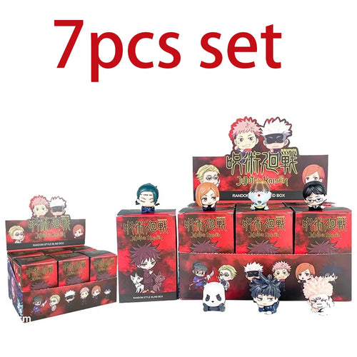Otaku Forge · Jujutsu Kaisen Mini Figure Set (7pc) — Gojo & Collectibles