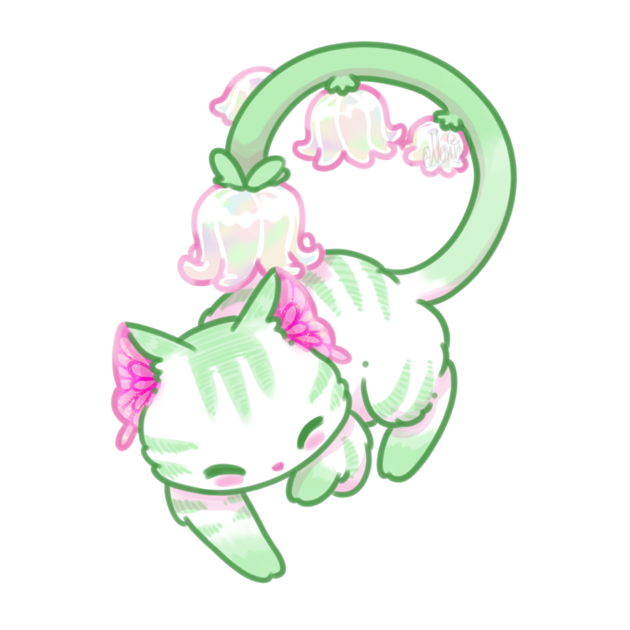 Fairy cat mascot